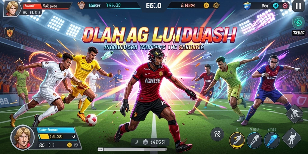Tampilan karakter utama yang menarik dan dinamis.