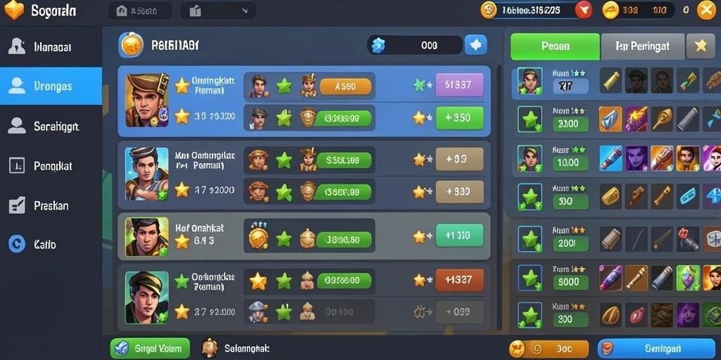 Screenshot aplikasi BINGO4D saat permainan berlangsung.