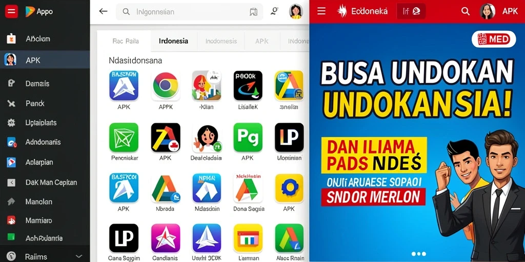 Tampilan antarmuka aplikasi yang menarik.