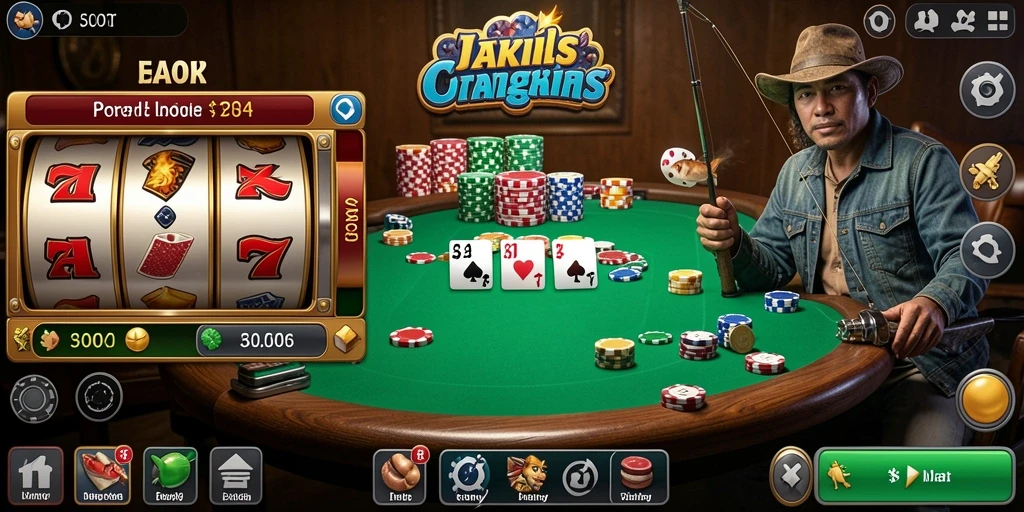 Screenshot menampilkan antarmuka utama game BOWO77.