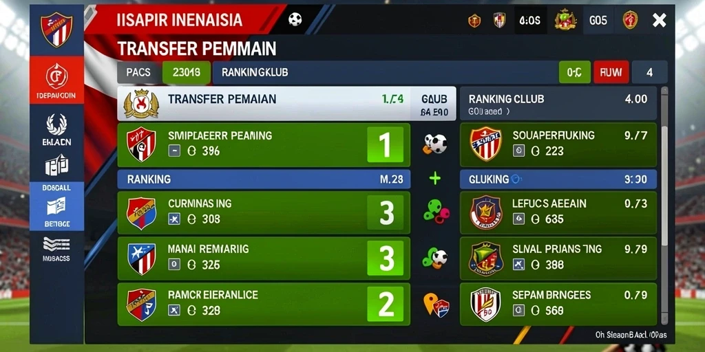 Tampilan menu utama yang menarik dan mudah dinavigasi.