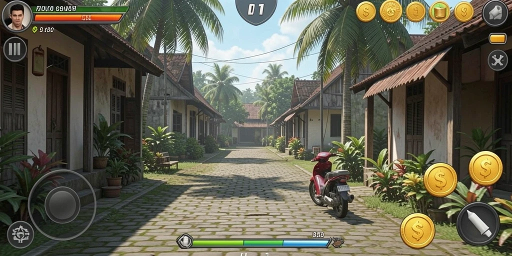 Tampilan antarmuka utama yang menarik.