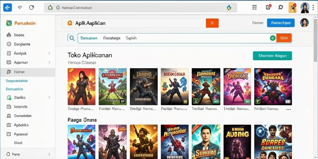 Tampilan antarmuka yang menarik dan intuitif.