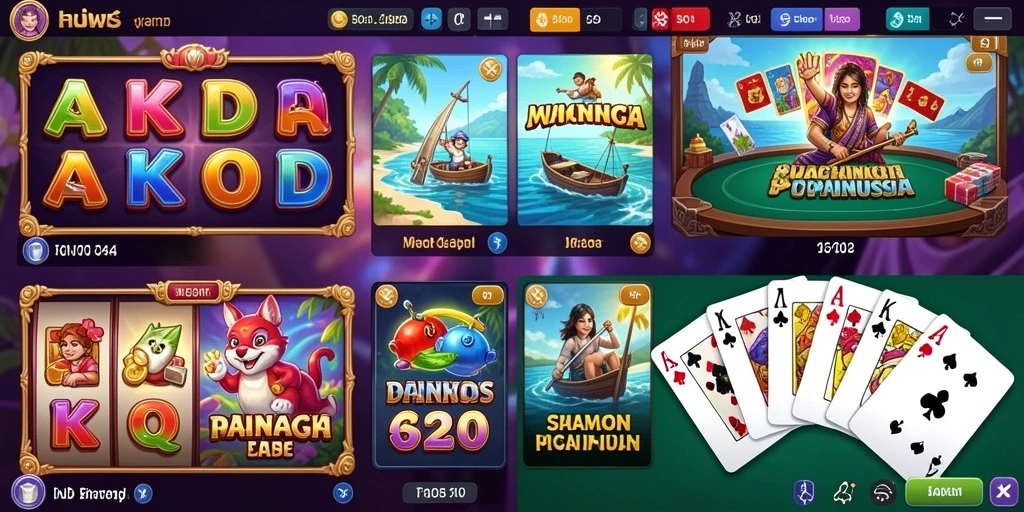 Tampilan utama game ORA78 yang menarik.