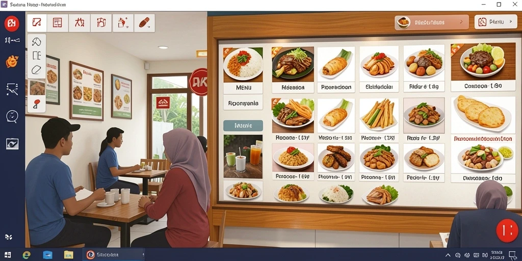 Tampilan antarmuka yang ramah pengguna.