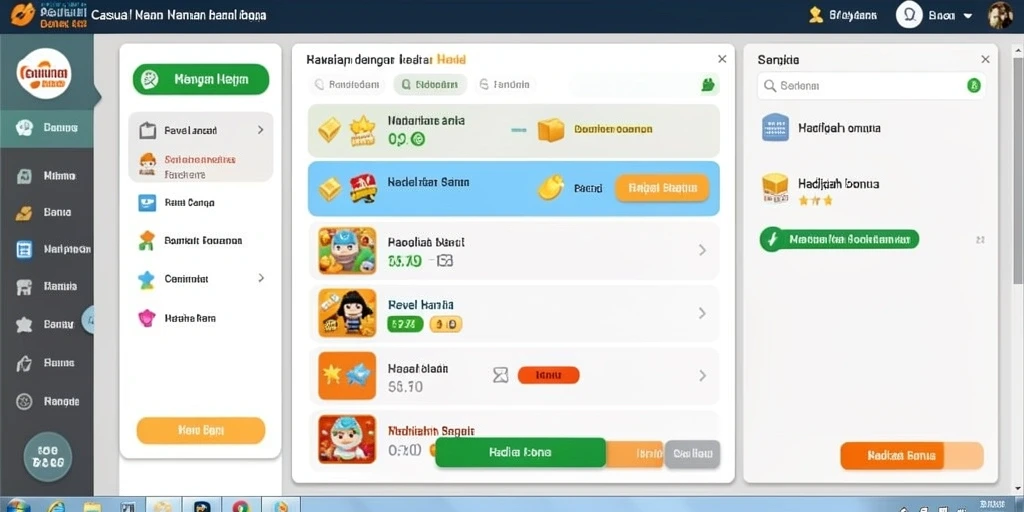 Tampilan antarmuka yang user-friendly dan menarik.