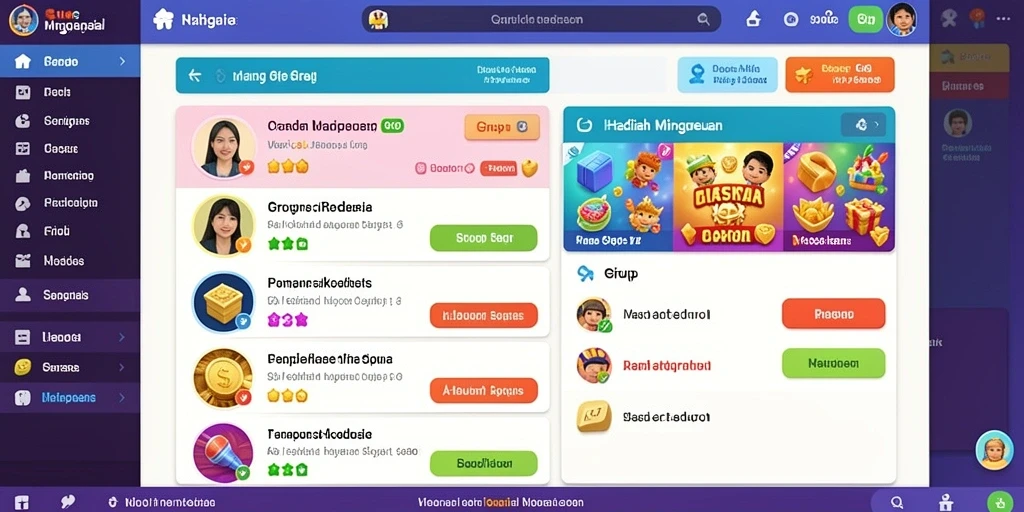 Tampilan antarmuka yang user-friendly dan menarik.