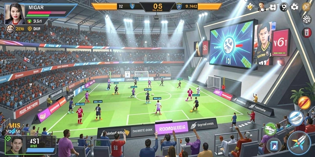 Tangkapan layar menunjukkan gameplay yang menarik dan seru.